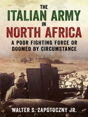 cover image of The Italian Army in North Africa